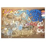 Gp costume jewelry incl owls, religious, etc.