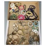 Gp vintage, etc jewelry incl bracelets, gold tone