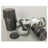 Vintage Nikkormat EL camera w/ lens - (untested)