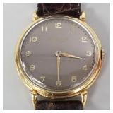 IWC 18K gold mens watch- dial marked Schaffhausen-