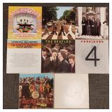 8 vintage Beatle, etc. records