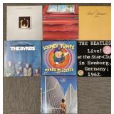 7 vintage records- Beatles Rarities, The Byrds,
