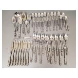 55 pieces National "Dijon" stainless flatware