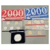 1997 U.S. silver eagle proof- 1 oz  & 2 U.S.