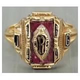 10K gold class ring- 1964- 4.7g; size 5