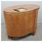 Philco chairside radio w/ shelf- 24 1/2"H 13"W,