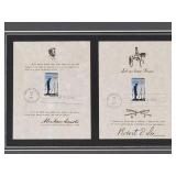 1965- 1st Day of Issue Appomattox framed
