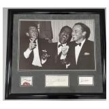 Rat Pack photo/ signature collage w/ COA incl