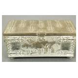 Denmark bronze casket/ box "Iron Art" Copenhagen