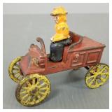 Antique Kenton cast iron horseless carriage-