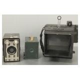 Graflex Crown Graphic camera, No. 2 Brownie &
