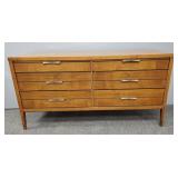 Lane mid-century bowtie inlay 6 drawer dresser