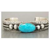 Artisan handmade sterling silver & turquoise