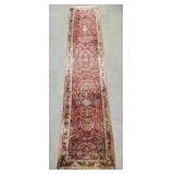 Vintage Sarouk pattern runner (shows some wear)