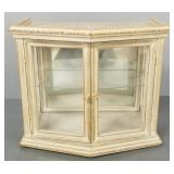 Petite vitrine cabinet- wall mount/ tabletop-