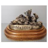 Alice Marlatt bronze rabbit sculpture- limited
