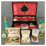 Gp vintage etc. jewelry & perfumes incl Victorian