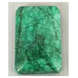 98 carat low grade faceted emerald stone- approx.