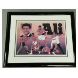 Mohammad Ali signed limited edition boxing litho-