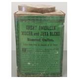 Antique American Tea Company tea tin- 11 1/2"H,