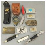 Gp incl Buck, etc. pocket knives, Western style
