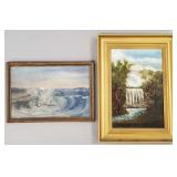 Lake Superior & Minnehaha Falls? small oil
