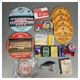 Gp vintage Twins, political & advertising items