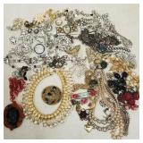 Gp vintage jewelry incl rhinestone, Victorian, etc