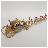Vintage Britains Coronation Coach with horses &