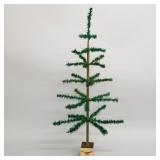 3' 4' tall vintage German feather Christmas tree