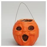 Vintage double faced papier-mache Jack-O-Lantern