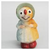 Vintage German papier-mache chick candy container