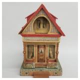 Antique R. Bliss 'Keyhole' litho/ wood dollhouse