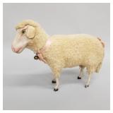 Large vintage papier-mache sheep candy container