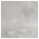 2 glass domes (no bases) 20'H 7 1/2'W larger