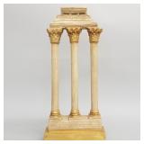 Composition Roman column sculpture- 21 1/2'H