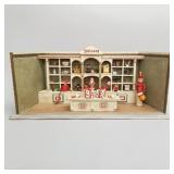 German inspired reproduction painted wood toy shop