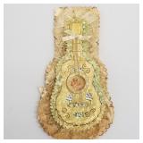 Antique celluloid guitar Valentine/ candy