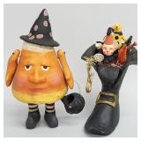 2 Bethany Lowe Halloween items: candy corn