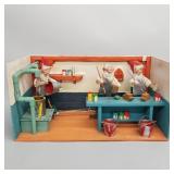 Large vintage mechanical Christmas window display-