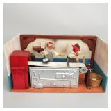 Large vintage mechanical Christmas window display-