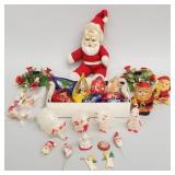Group vintage Christmas decorations incl.