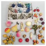 Group antique/ vintage etc. Christmas ornaments &