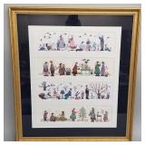 B. Bourgeau Richards pencil signed limited
