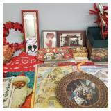 Grouping vintage, etc. Christmas items incl Czech