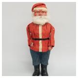 Large antique woodcutter Santa candy container