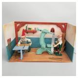 Large vintage mechanical Christmas window display-