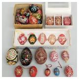 Collection approx. 30 Ukrainian, etc. decorated