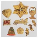 Group antique & vintage embossed die cut & scrap/