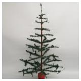 4' 4'' tall vintage German feather Christmas tree